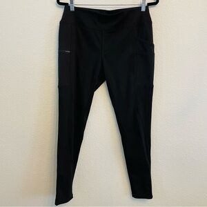 Carhartt Black Womens Force Fitted Lightweight Utility Leggings | Medium